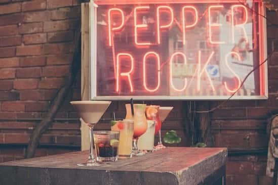 Pepper Rocks Happy Hour until 10pm tonight offers a delicious array of cocktails for just £4.50!