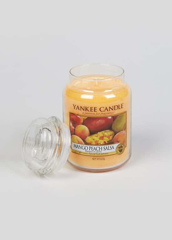 10% off Yankee Candles - Yankee Candle Mango Peach Salsa Large Jar