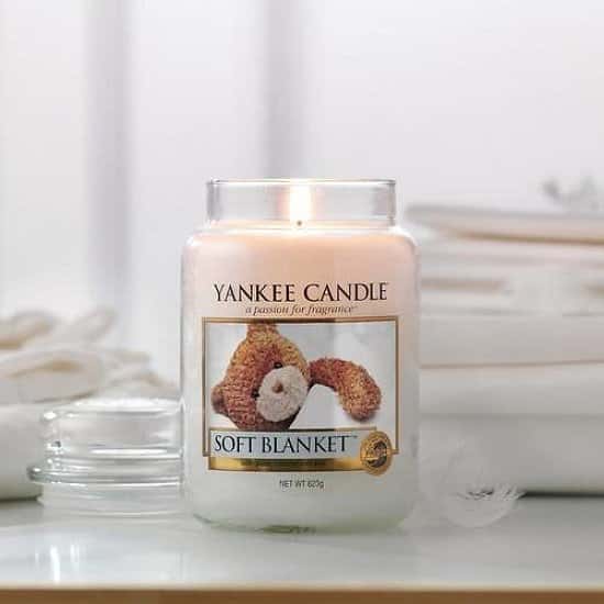 10% off Yankee Candles - Yankee Candle Soft Blanket Large Jar