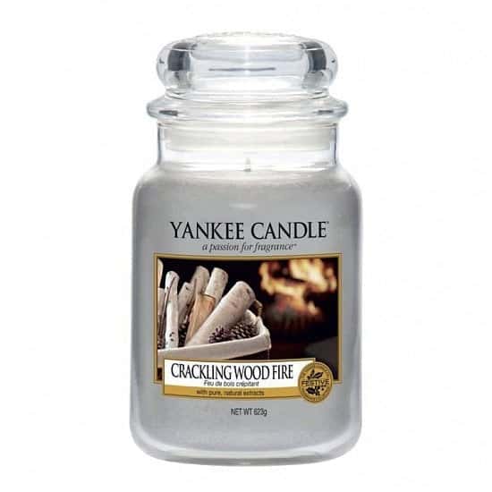 10% off Yankee Candles - Yankee Candle Crackling Wood Fire Large Jar!