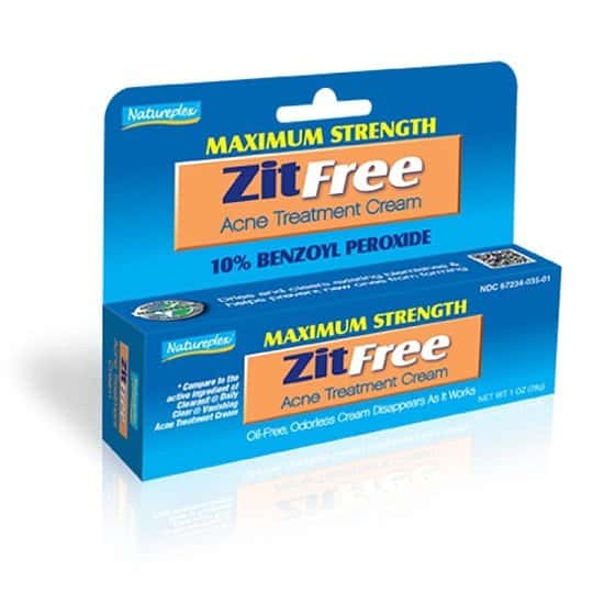 40% off extra strength acne treatment! Natureplex Maximum Strength ZitFree Acne Treatment Cream