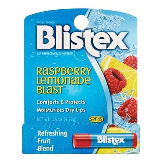 Save big on soft, hydrated lips! 40% off Blistex Raspberry Lemonade Balm w/ Sun Protection 2 PACK!