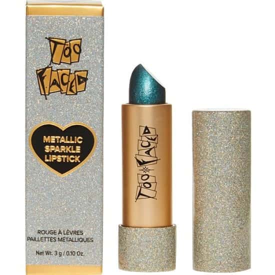 Show off your style with sparkly throwback metallic lipstick from Too Faced Cosmetics!