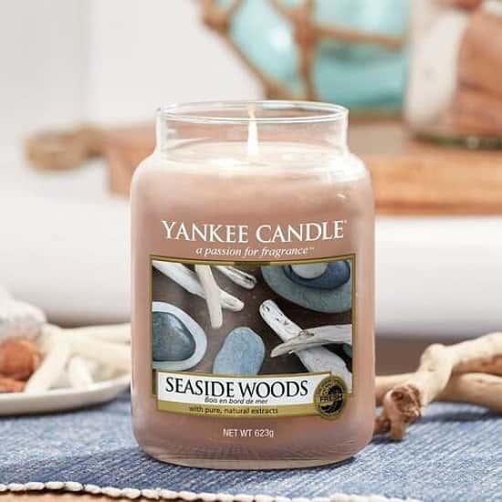 Up to 30% off Yankee Candles - YANKEE CANDLE SEASIDE WOODS LARGE JAR