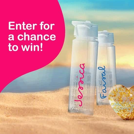 WIN a Personalised Official Love Island Water Bottle