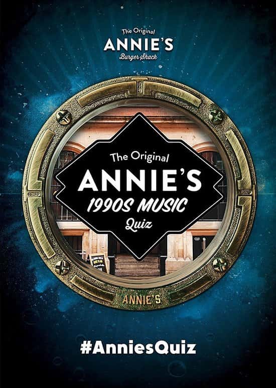 The specialist subject in Annies Quiz on Tuesday 18th June is 1990s Music!