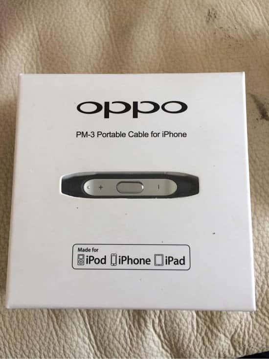 OPPO PM 3 Portable Cable For iPhone and Android