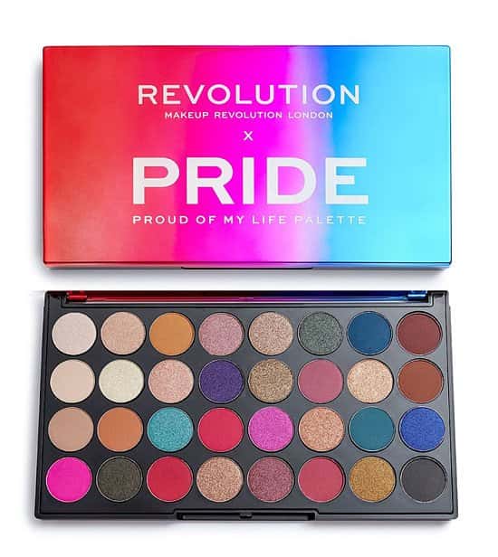 let your creativity shine through with the make up obsession x pride love is love eyeshadow palette