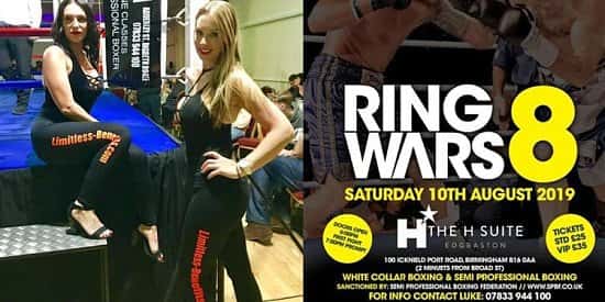 2 Tickets to Ring Wars 8 - Birmingham Boxing at H Suite
