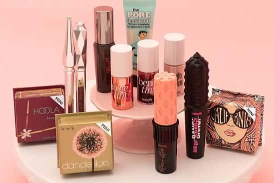 FREE Benefit Beauty Bundle worth over £35 when you spend £35 or more on cosmetics sitewide!