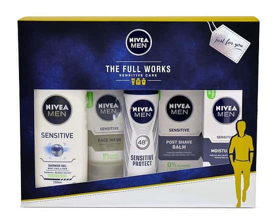 WIN - The Nivea Full Works Gift Pack for Him with 5 Items!