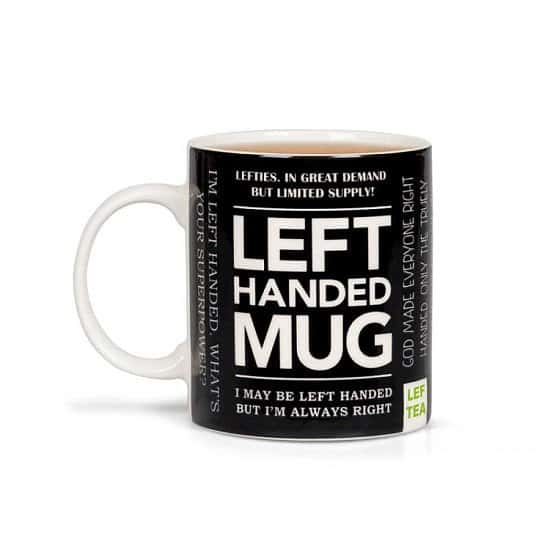 Left Handed Heat Change Mug - Celebrate being left handed for only £6.00!