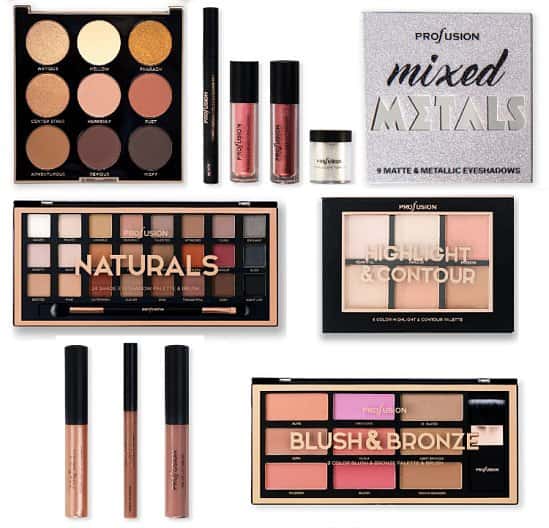Get a free Profusion Cosmetics makeup palette when you spend £45 on the allbeauty site!