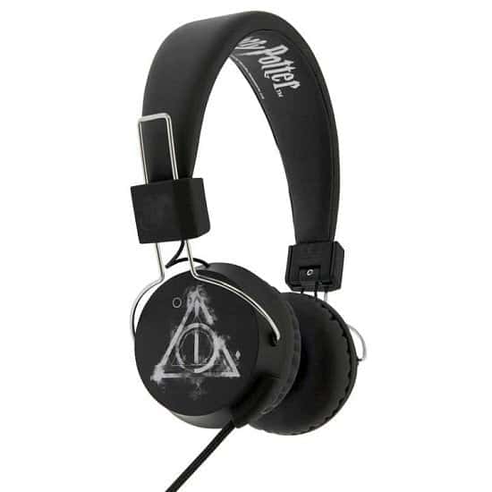 Harry Potter Smoky Deathly Hallows Tween Headphones - Only £20!