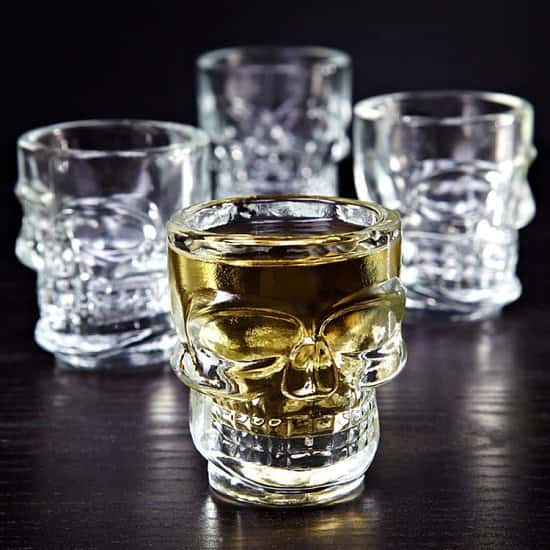 Skull Shot Glasses - Set of Four - Only £10!