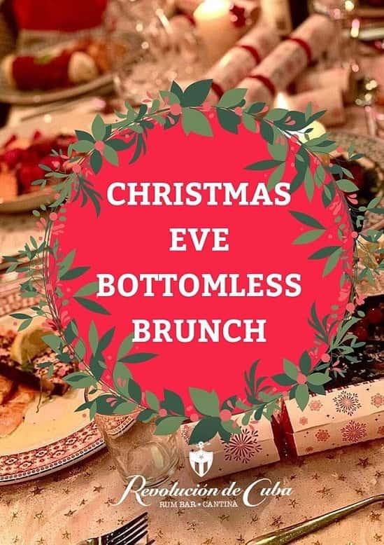 Limited slots available for our Christmas Eve bottomless brunch!