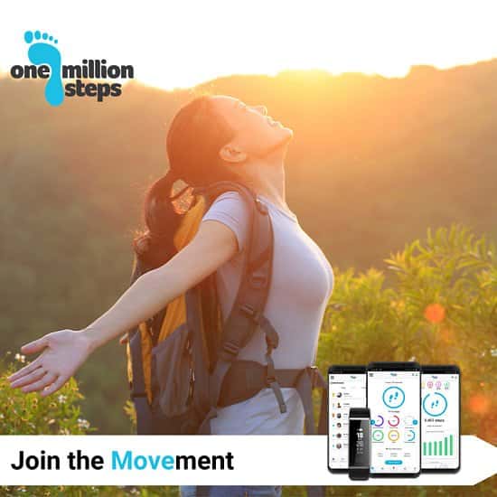 Last Three Hours! Million Steps Challenge 2020 Launch Price £19.99 (RRP £35.00) Only 500 Places Left