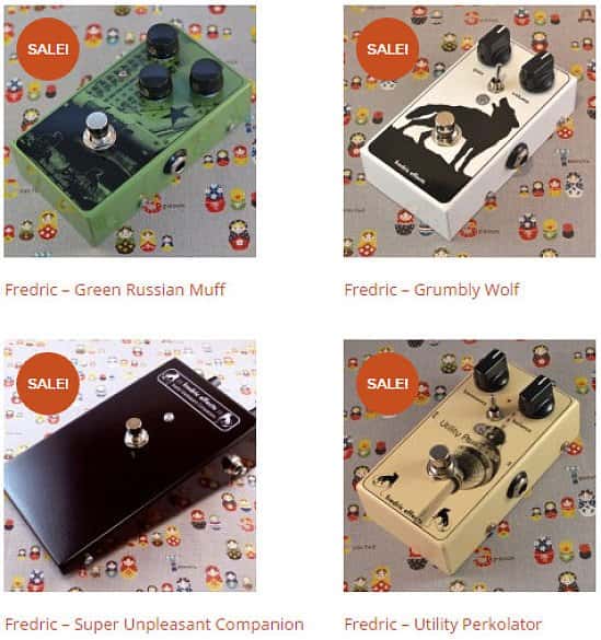 STOP PRESS Fredric Effects Pedal sale at hugely Discounted Prices - Cheaper than e-bay!