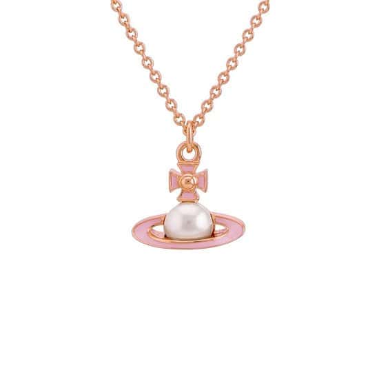Vivienne westwood sales rose gold necklace
