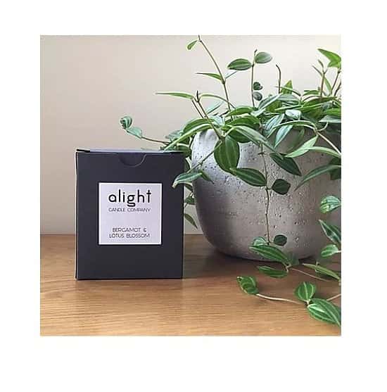Signature Collection Soy Candles - Bergamot & Lotus Blossom Soy Candle: £15.00!