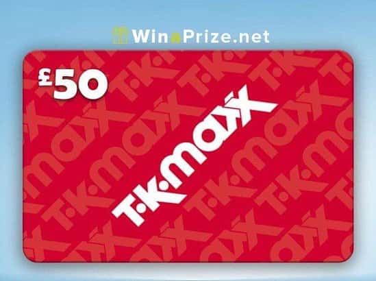 WIN £50 TXMAXX gift card