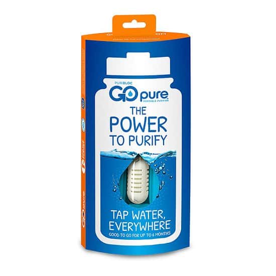 GOpure PuriBloc Portable Tap Water Filter Capsule - £19.99!