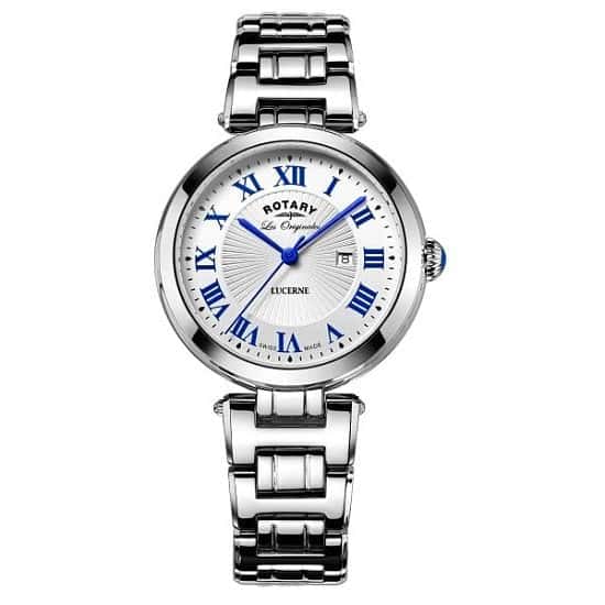NEW Boxed Ladies Rotary 'Les Origanles' Stainless Steel Quartz Movement Watch - £249.00