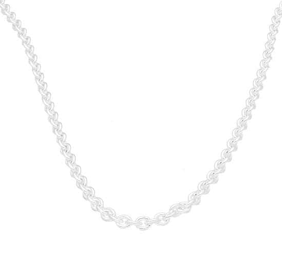 Sterling Silver 18″ Belcher Chain/ Necklace (2mm Wide) - £19.99!