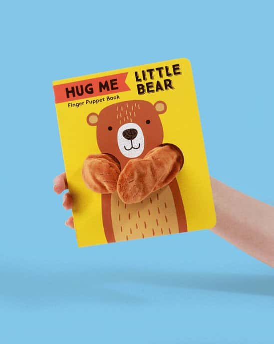 Hug Me Little Bear Finger Puppet Book: £6.99!