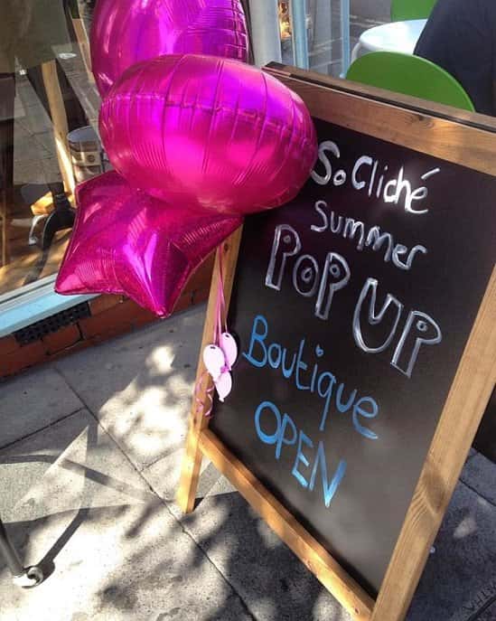 So cliche Summer Pop Up at Dezigne - Now Open. Exclusive Summer Deals on Clothes and Accessories