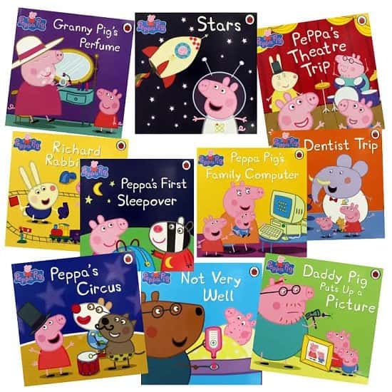 SAVE- Peppa Pig Adventures - 10 Kids Picture Books Bundle