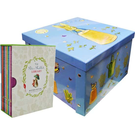 SAVE- Peter Rabbit Library and Collapsible Storage Box Bundle