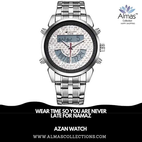 Dual Time Azan Watch from Almas Collections