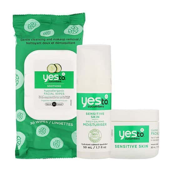 SAVE £17.01 - Yes To Cucumbers Soothing Skin Gift Set!