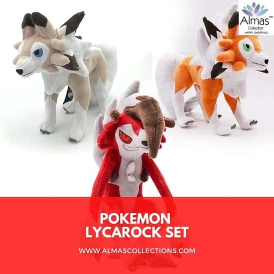 Pokemon Lycanroc Plush Toys
