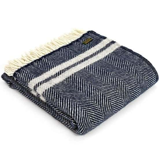 A cosy throw blanket made in Wales using premium quality wool - £35.00!