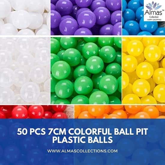 50 Pcs 7cm Colorful Ball Pit Plastic *****