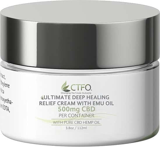 500mg *** Ultimate Deep Healing Relief Cream with Emu Oil