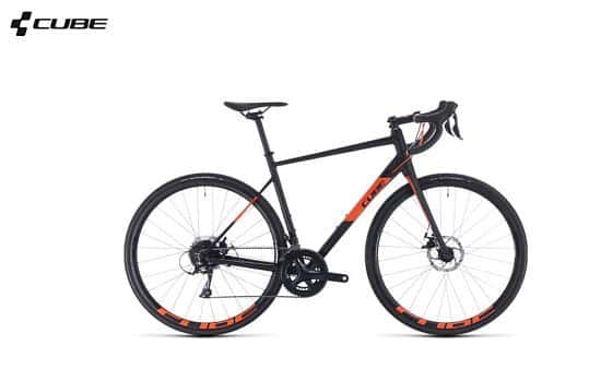 Cube Attain Pro 2020 Endurance Road Bike Black/Orange - £848.99