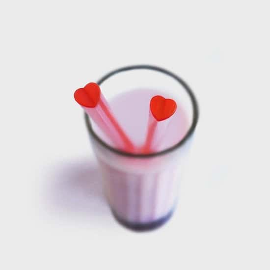 QUIRKY HOME EDITIONS - Heart Straws: £2.50!