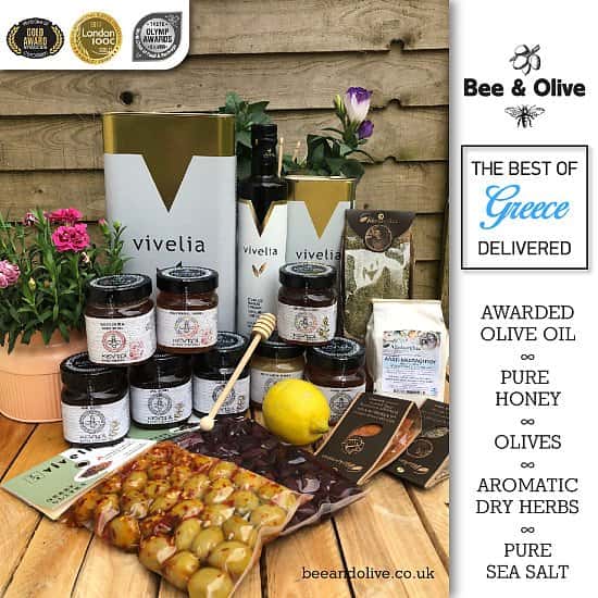Authentic Greek food products on sale at Snizl