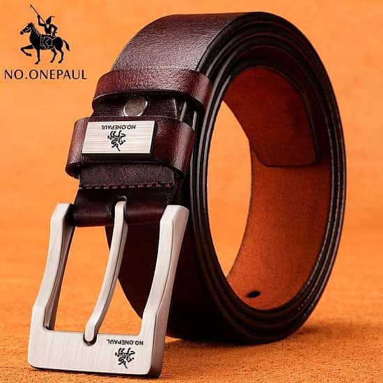 No. ONE PAUL GENUINE LEATHER BELT FOR MEN
