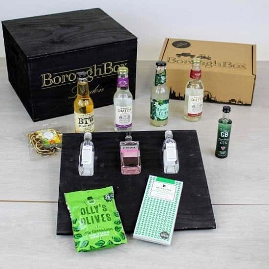 Craft Gin & Tonic Gift Box includes Pinkster Gin, Jensens Gin, Double Dutch Tonics: £34.99!