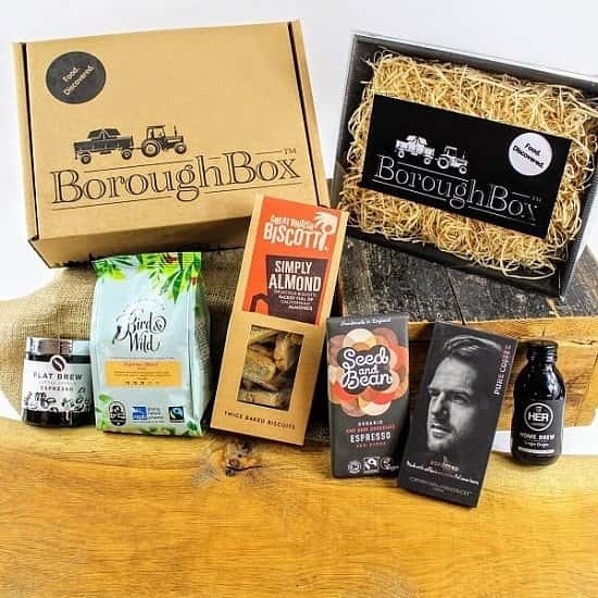 Coffee Lovers Gift Box including Coffee, Flat Brew Espresso Spread, Biscotti and Chocolate £34.99!