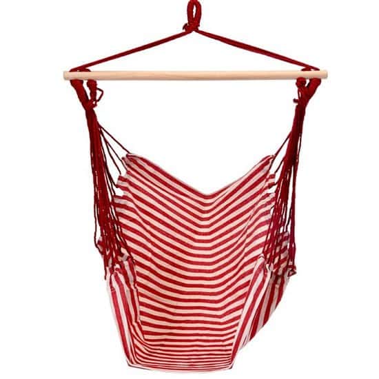 SAVE 50% - Hanging Hammock Chair - Red