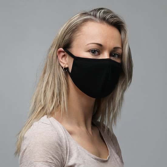 Stay Healthy, Stay Safe: 3 pack Masks - Black