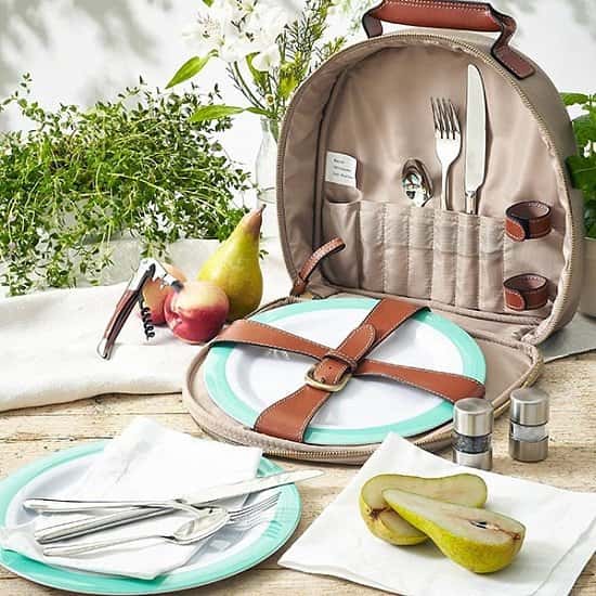 National Picnic Month in July: Fortnum's 2 Person Canvas Picnic Carry All - £85.00!