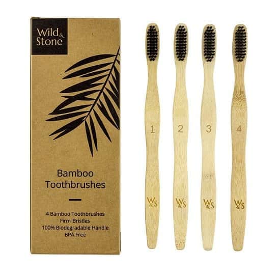 Plastic Free July - BAMBOO TOOTHBRUSH, ADULT, FIRM BRISTLES: £7.99!