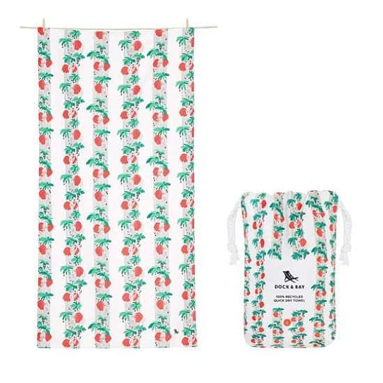 Plastic Free July - QUICK DRY BEACH TOWEL - JUNGLE COLLECTION: £21.00!