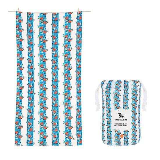 In celebration of Plastic Free July - QUICK DRY BEACH TOWEL - JUNGLE COLLECTION: £21.00!